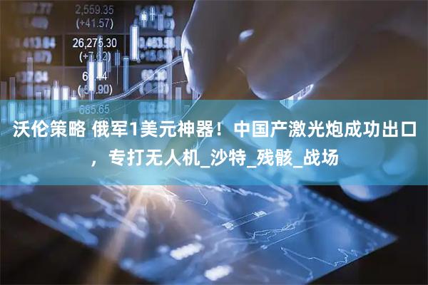 沃伦策略 俄军1美元神器！中国产激光炮成功出口，专打无人机_沙特_残骸_战场