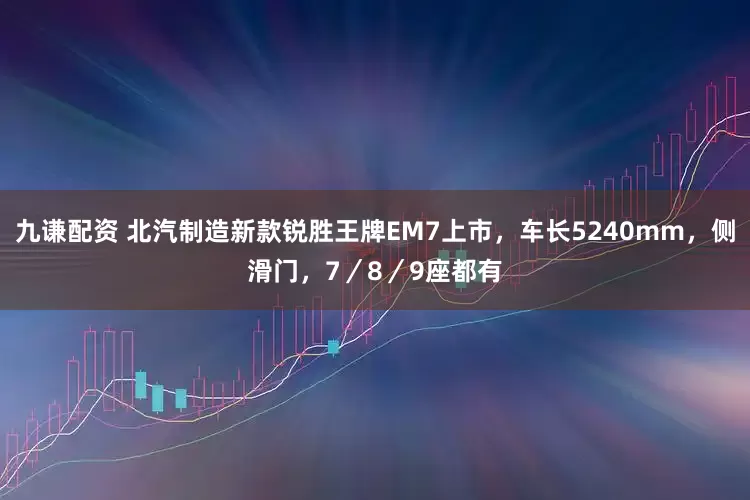 九谦配资 北汽制造新款锐胜王牌EM7上市，车长5240mm，侧滑门，7／8／9座都有